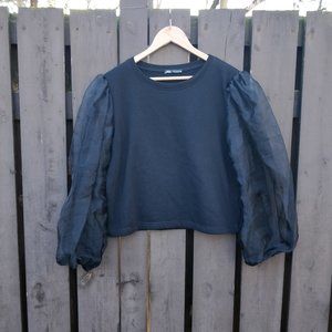 Unique Zara Puff Sleeve Sweater